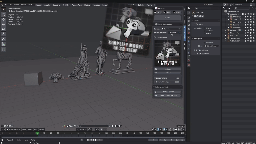 Blender场景优化插件 - Scene Optimization v1.1