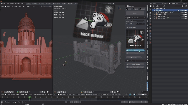 Blender场景优化插件 - Scene Optimization v1.1