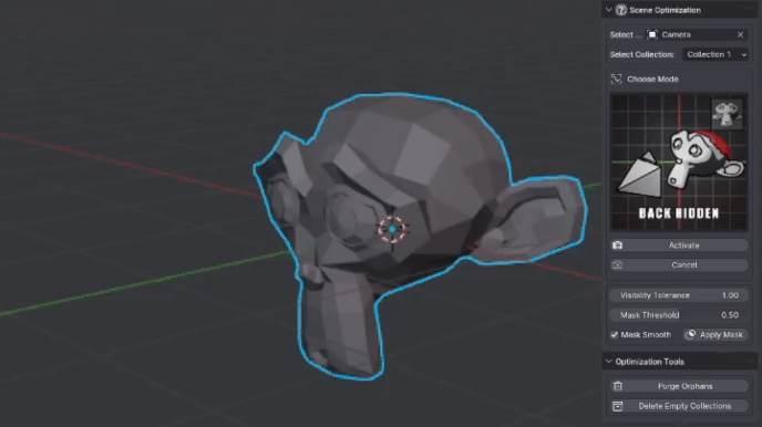 Blender场景优化插件 - Scene Optimization v1.1